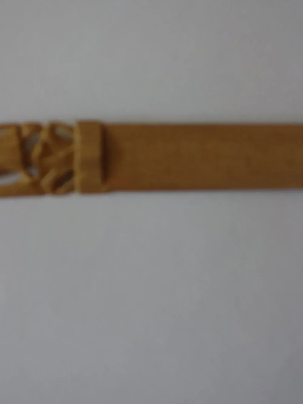 Vintage Carved Women Wooden Letter Opener about 7.25